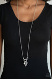 Trendsetting Trinket Silver Necklace