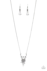 Trendsetting Trinket Silver Necklace