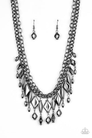 The Big Three- Black Necklace- Paparazzi Accessories – Chic Shimmer