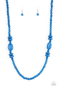Tropical Tourist - Blue Necklace