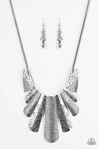 Untamed Silver Necklace