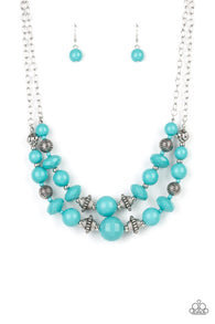 Upscale Chic - Blue Necklace