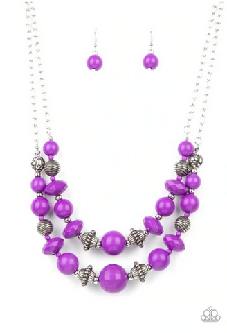 Upscale Chic Purple Necklace