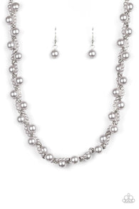 Uptown Opulence Silver Necklace