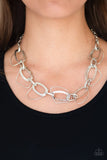 Very Avant-Garde Silver Necklace