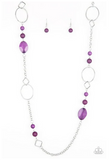 Very Visionary Purple Necklace