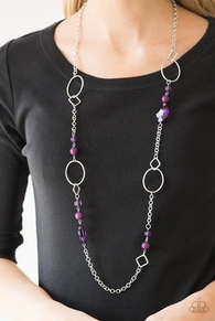 Very Visionary Purple Necklace