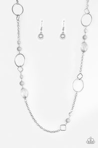 Very Visionary Silver Necklace-ShelleysBling.com-ShelleysPaparazzi.com