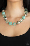 Very Voluminous Green Necklace