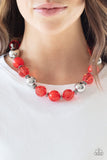 Very Voluminous Red Necklace