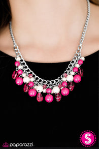 Vintage Vindicaiton Pink Necklace-ShelleysBling.com-ShelleysPaparazzi.com