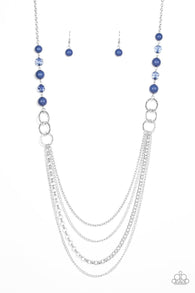 Vividly Vivid Blue Necklace-ShelleysBling.com-ShelleysPaparazzi.com