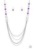 Vividly Vivid Purple Necklace-ShelleysBling.com-ShelleysPaparazzi.com