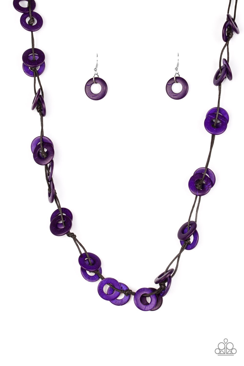 beautiful purple necklace