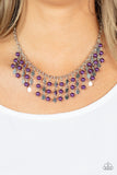 Wall Street Stylist - Purple Necklace