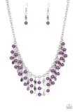 Wall Street Stylist - Purple Necklace