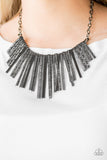 Welcome to the Pack Black Necklace