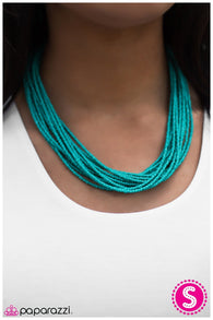 Wide Open Spaces Blue Necklace