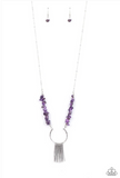 With Your Art and Soul Purple Necklace