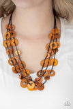Wonderfully Walla Walla Orange Necklace-ShelleysBling.com-ShelleysPaparazzi.com