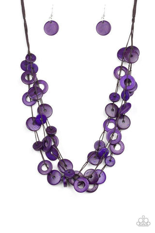 Wonderfully Walla Walla Purple Necklace-ShelleysBling.com-ShelleysPaparazzi.com