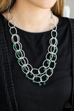 Yacht Tour Green Necklace