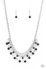 You May Kiss the Bride Black Necklace