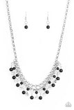 You May Kiss the Bride Black Necklace