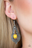 Zoomin Zumba Yellow Earrings